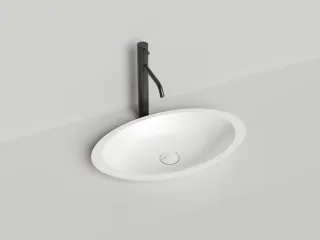 Накладная раковина Salini Callista 02 S-Stone 1101202SM 58см белый матовый