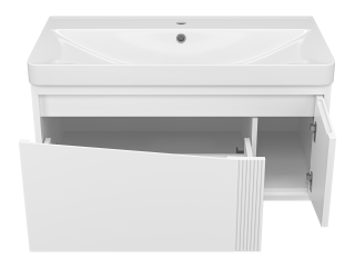 Подвесная тумба под раковину Brevita Cascade УТ000025617 90 см белый