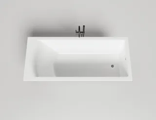 Ванна из искусственного камня Salini Cascata S-Sense 104213M 180x80см белый матовый