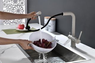 Смеситель для кухни Paulmark Serpentine Se213222-BE бежевый