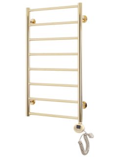 Полотенцесушитель электрический Domoterm Медея П8 400x800 ER золото