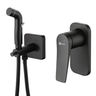 Гигиенический душ со смесителем Lemark Bronx LM3719BL чёрный