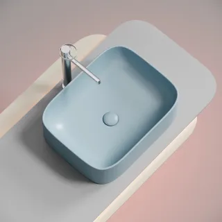 Раковина Ceramica Nova Element CN6052ML 50см голубой матовый