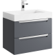 Тумба под раковину Aqwella Cube 70см серый CUB0107GR