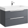 Тумба под раковину Aqwella Cube 90см серый CUB0109GR