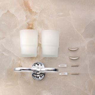 Стакан для зубных щёток A6021 двойной хром