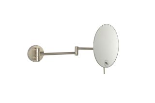 Зеркало с увеличением Boheme 508-NB брашированный никель