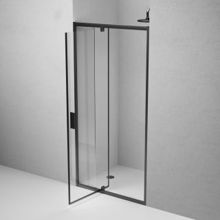 Душевая дверь в нишу Am.Pm Gem W90G-100-1P-BT 100 см чёрный матовый