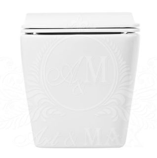 Подвесной унитаз Art&Max Techno безободковый белый AM9310CHR