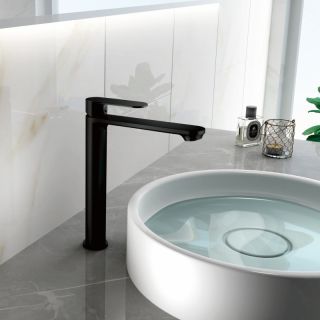 Смеситель для раковины Haiba HB11590-7 чёрный матовый