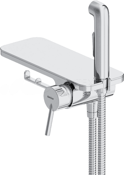 СМЕСИТЕЛЬ С ГИГИЕНИЧЕСКИМ ДУШЕМ «DAMIXA» JUPITER 773500001 ХРОМ