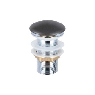 Донный клапан Vincea с керамической крышкой Vincea DBS0-216MA, антрацит мат. крышка, без перелива