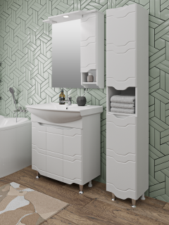 Зеркальный шкаф Runo правый Стиль 75 (00000001128)