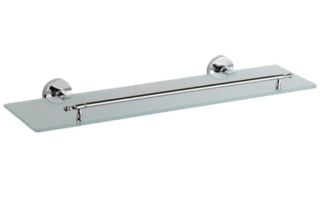 Полка стеклянная Haiba HB1707 хром