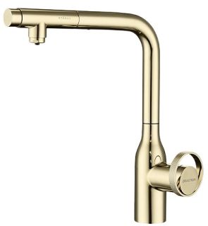 Смеситель для кухни Paulmark Urban Ur213104-G золото