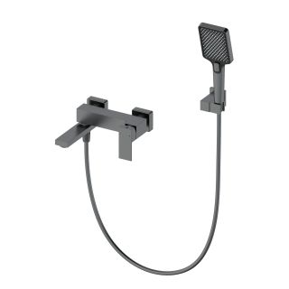 Смеситель для ванны с душем Wonzon & Woghand Cube WW-88639016-BGM тёмный графит