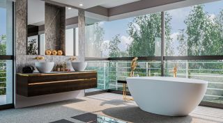 Ванна из искусственного камня Whitecross Onyx A 0204.160075.200 160x75см белый матовый