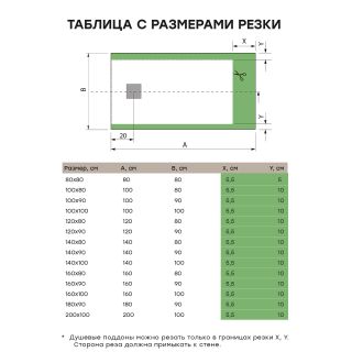 Душевой поддон Starohome Cosmo 56398911 80x80 см белый матовый