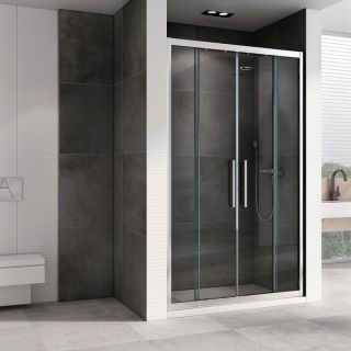 Душевая дверь ABBER Schwarzer Diamant 170см хром AG33170H