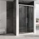 Душевая дверь ABBER Schwarzer Diamant 170см хром AG33170H