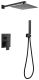 Душевая система ABBER Daheim чёрный матовый AF8219B