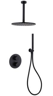 Душевая система ABBER Wasser Kreis AF8121B чёрный матовый