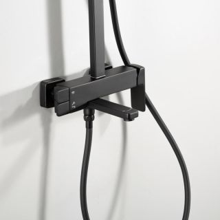 Душевая стойка Frap F2490-6 черный