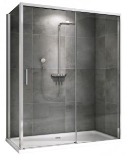 Душевой уголок ABBER Komfort AG93160-S92 160x90см хром