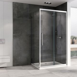 Душевой уголок ABBER Schwarzer Diamant AG30130H-S60 130x60см хром