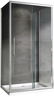 Душевой уголок ABBER Schwarzer Diamant AG30130H-S90-S90 130x90см хром