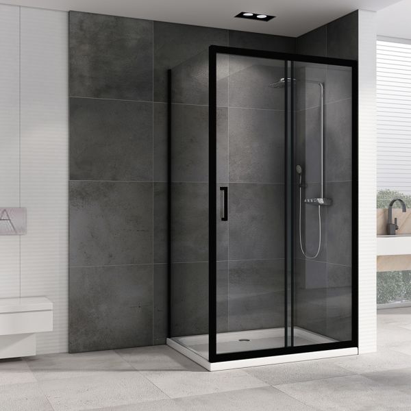 Душевой уголок ABBER Schwarzer Diamant 150x100см AG30150B-S100B