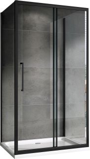 Душевой уголок ABBER Schwarzer Diamant AG30170BH-S60B-S60B 170x60см чёрный