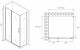 Душевой уголок ABBER Sonnenstrand AG04120MS-S70M 120x70см хром