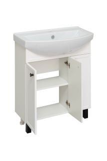 Тумба под раковину Runo белая (под умывальник Best 75 ) Римини 75 (00-00001255)