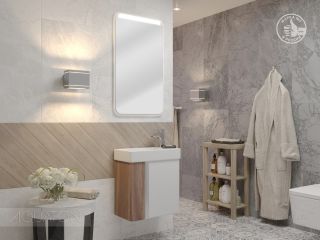 Зеркало Акватон Вита 46см белый 1A221902VT010