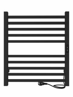 Полотенцесушитель электрический Indigo Attic LСLATCE60-50BRRt 60x50 см чёрный муар