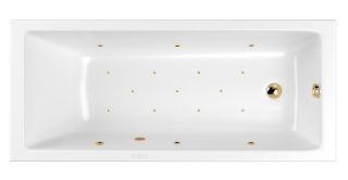 Гидромассажная ванна Whitecross Wave Slim 0111.160070.100.RELAX.GL 160x70см Relax золото