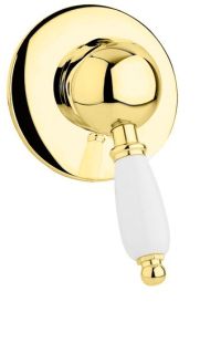 Встраиваемый однорычажный смеситель для душа, золото Cezares ELITE-DIM-03/24-Bi