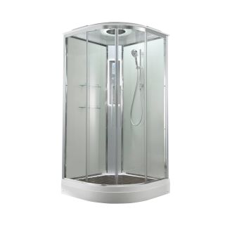 Душевая кабина EM2010LEDT прозрачная