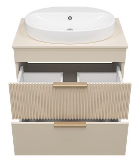 Напольная тумба под раковину Brevita Enfida ENF-06070-0342Я 70см бежевый