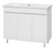 Напольная тумба под раковину Misty Енисей 100см белый