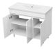 Напольная тумба под раковину Misty Енисей 100см белый