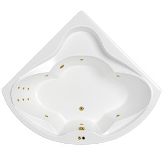 Гидромассажная ванна WHITECROSS Konsul 0110.150150.100.LINE.GL 150 см Line золото