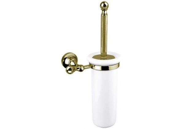 Держатель с щёткой для унитаза подвесной, бронза Cezares OLIMP-TB-02-M