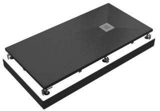 Экран Good Door Stella ГРАФИТ 1600x700