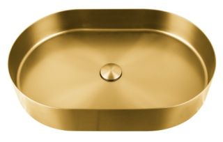 Раковина AltroBagno Eterno 001025 OrSp из нержавеющей стали золото матовое