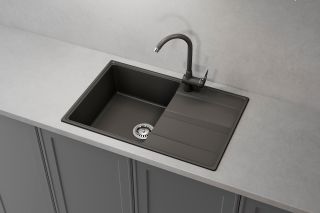 Кухонная мойка Ulgran Quartz Prima 750-01 жасмин