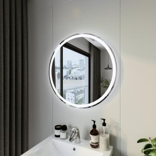 Зеркало с подсветкой Бриклаер Эстель-4 4627125414367 70 см на взмах руки