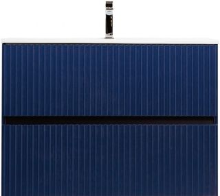 Подвесная тумба под раковину Art&Max Torino 80см сапфир AM-TORINO-800-2C-SO-SA-P