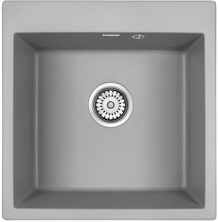 Мойка кухонная Paulmark Kante PM105152-GRM серый металлик